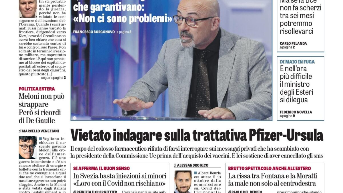 Oggi in edicola