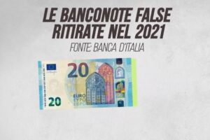 Le banconote contraffatte in Italia