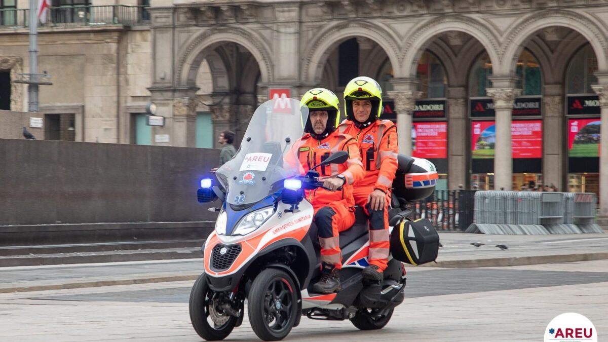 A Milano i soccorsi arrivano in moto