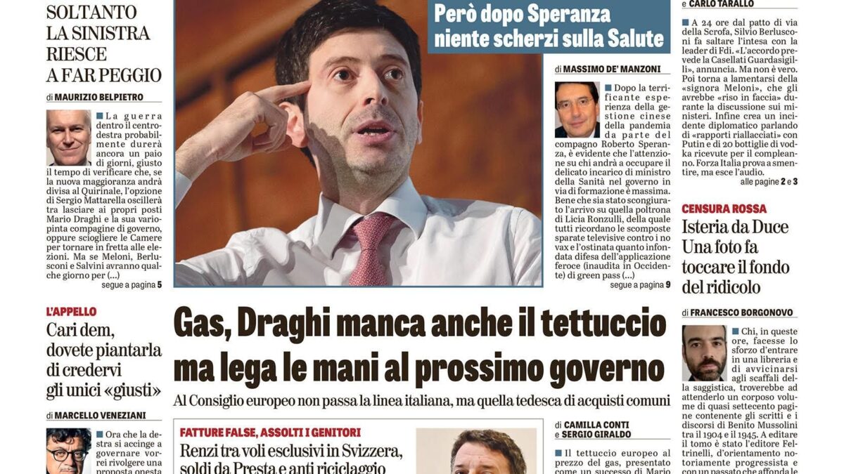 Oggi in edicola