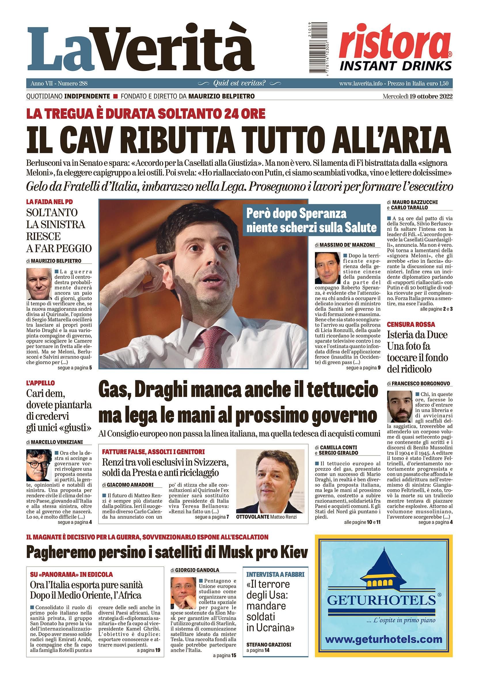 Oggi in edicola