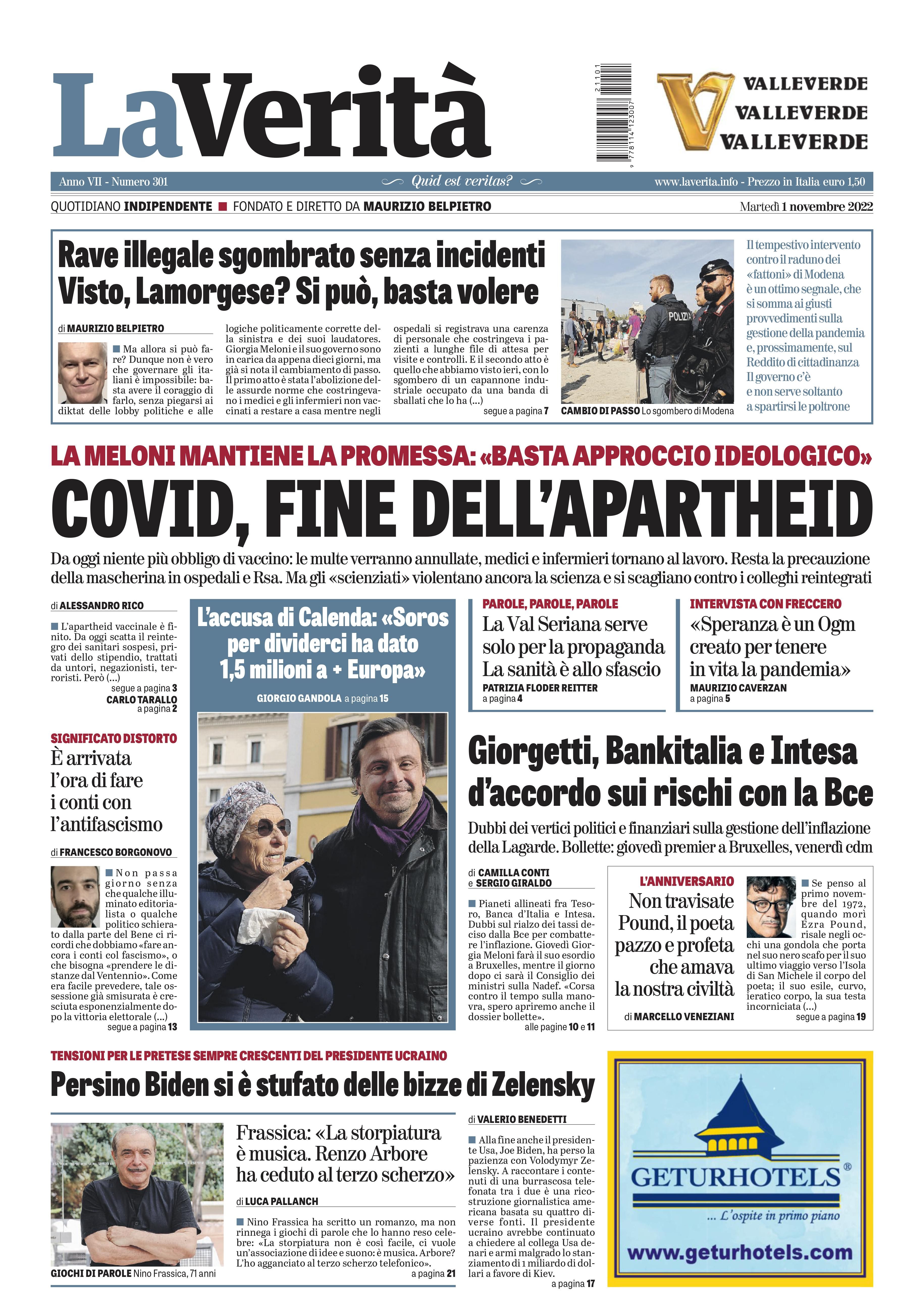 Oggi in edicola