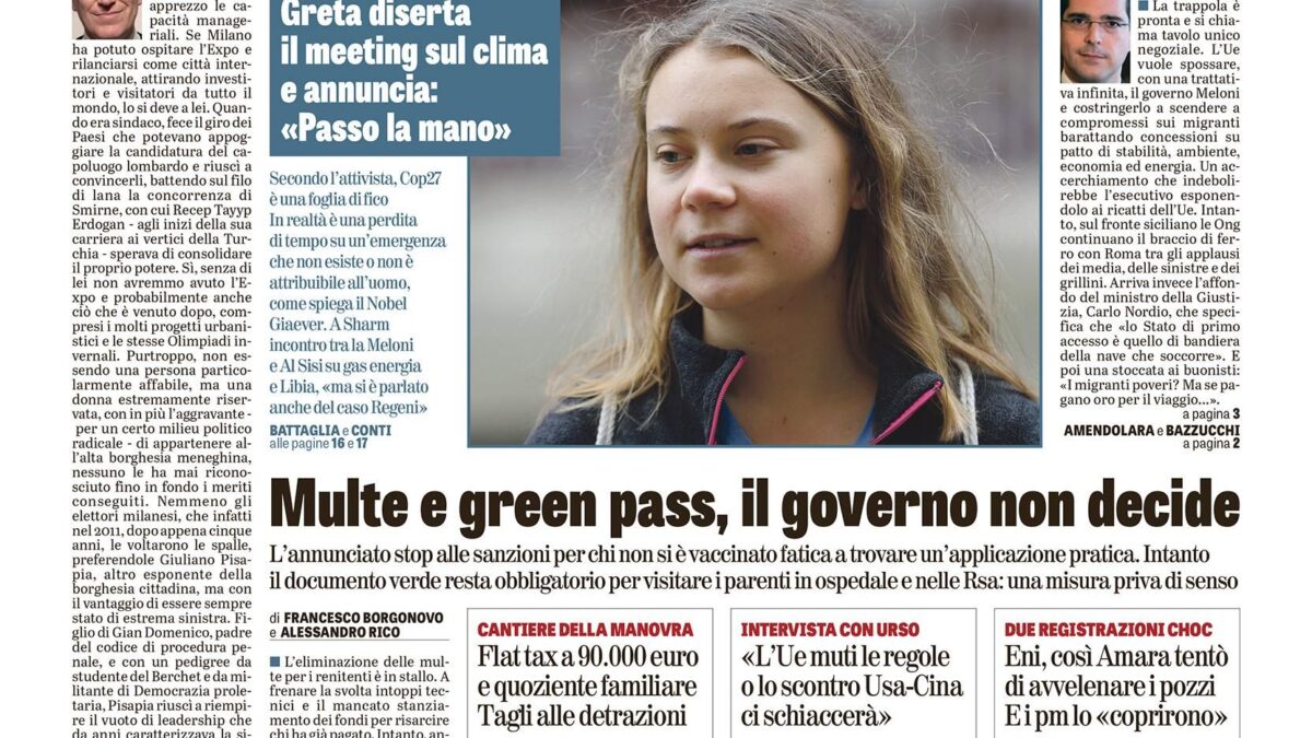 Oggi in edicola