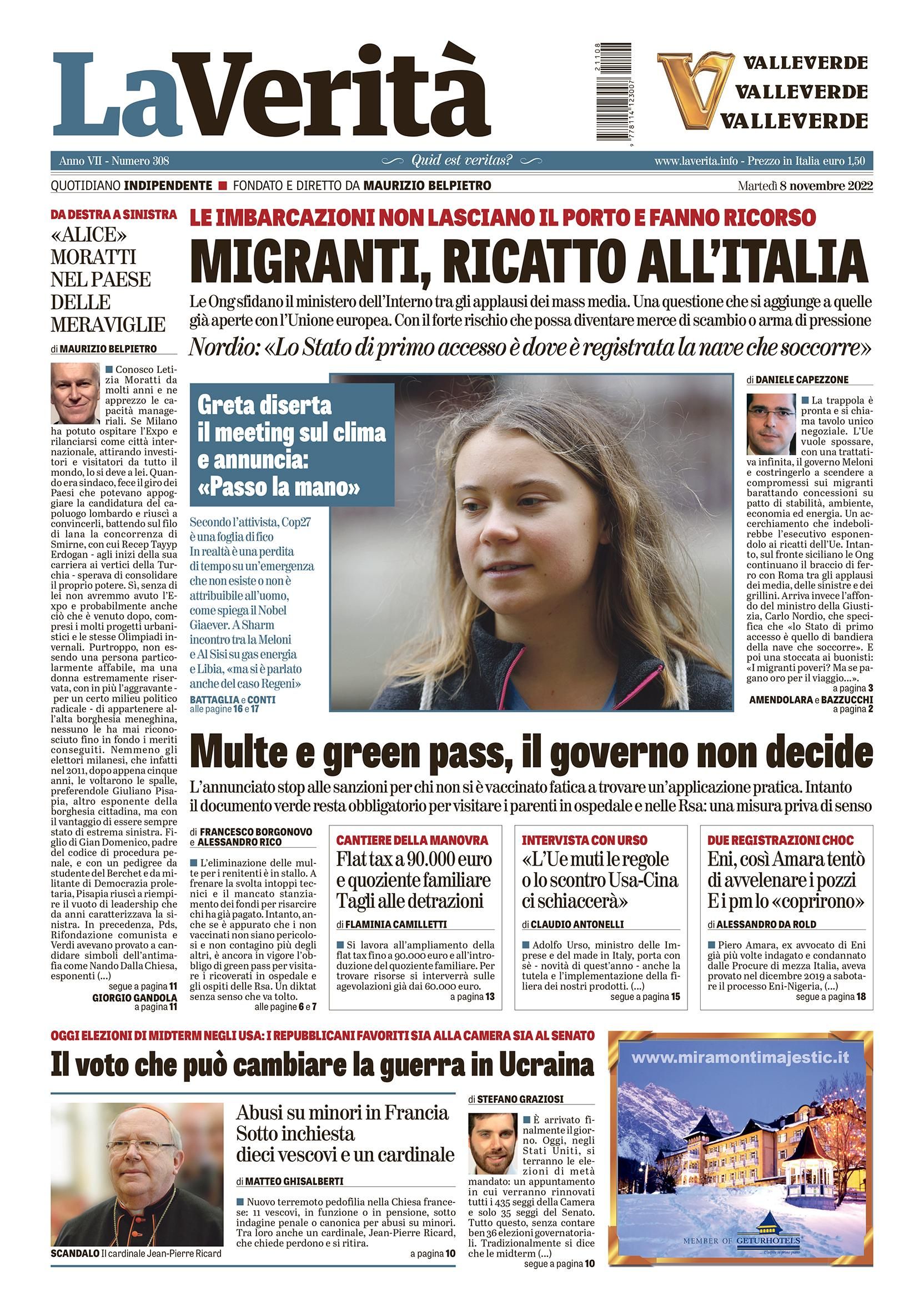 Oggi in edicola