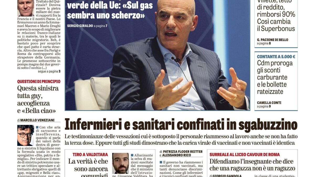 Oggi in edicola