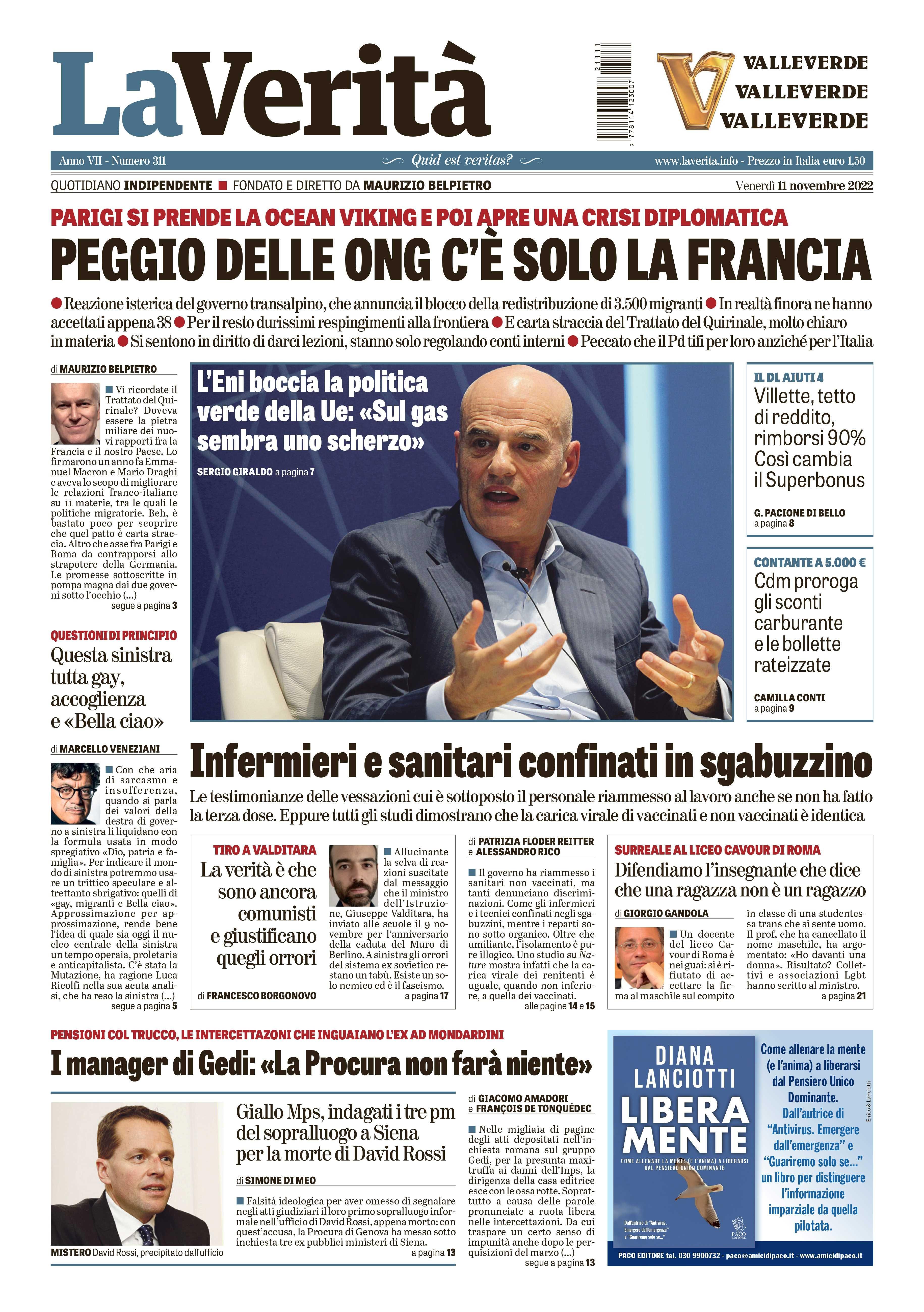 Oggi in edicola