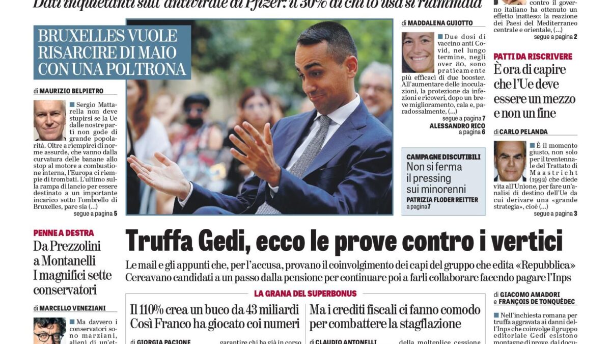 Oggi in edicola