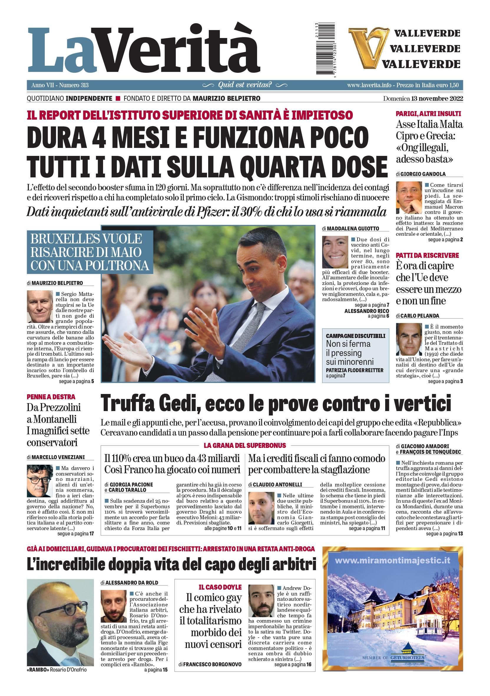 Oggi in edicola