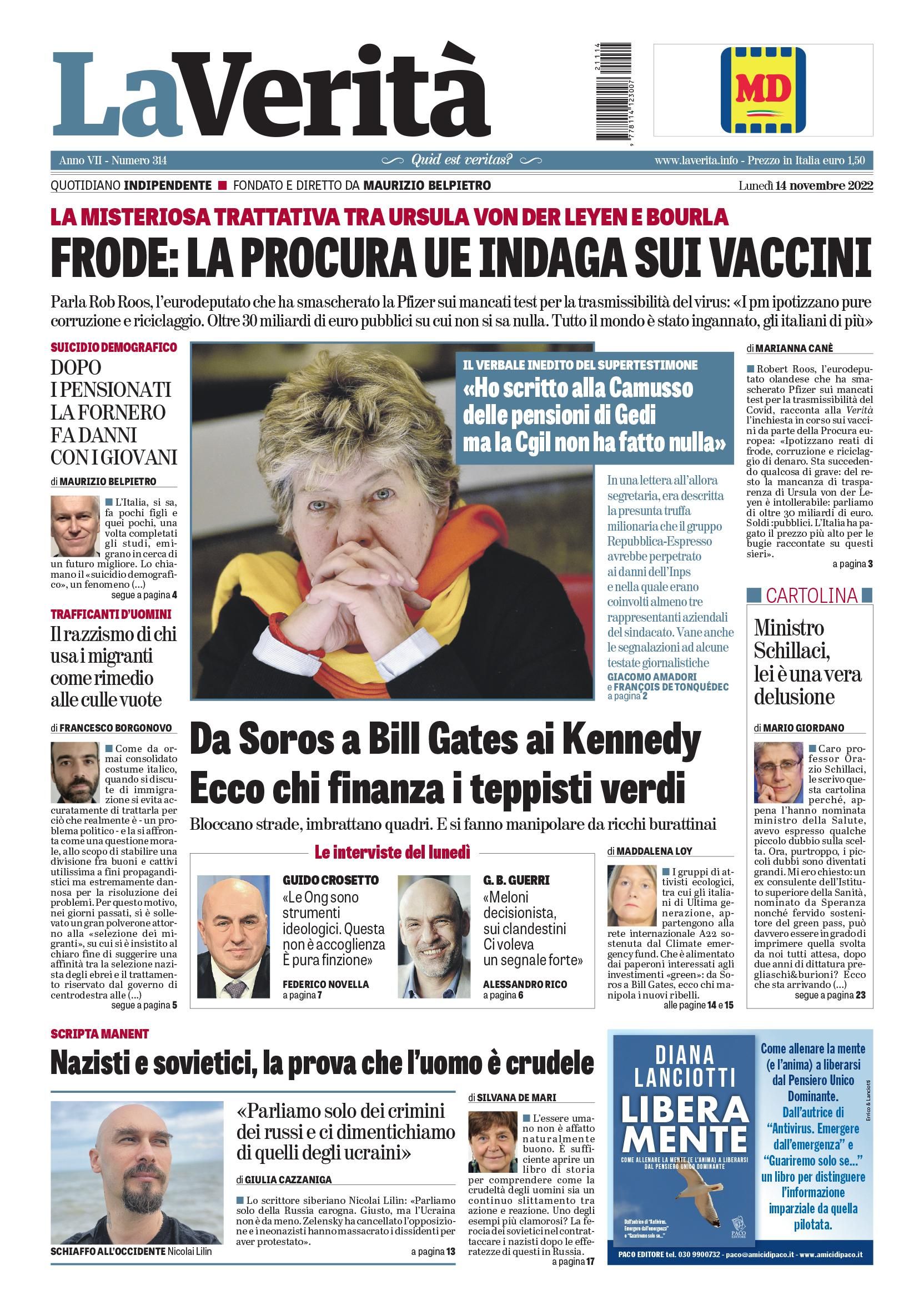 Oggi in edicola