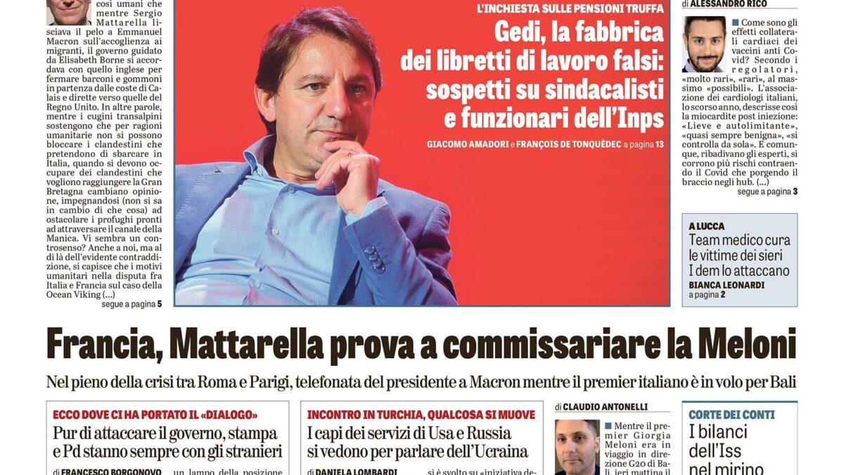 Oggi in edicola