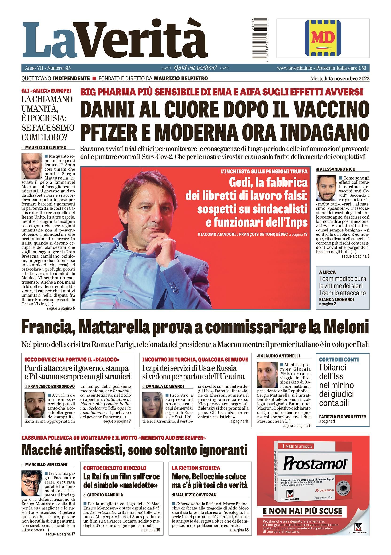 Oggi in edicola