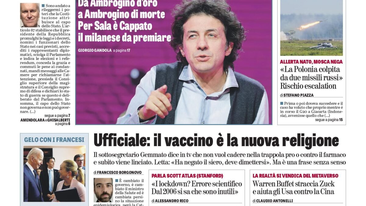 Oggi in edicola