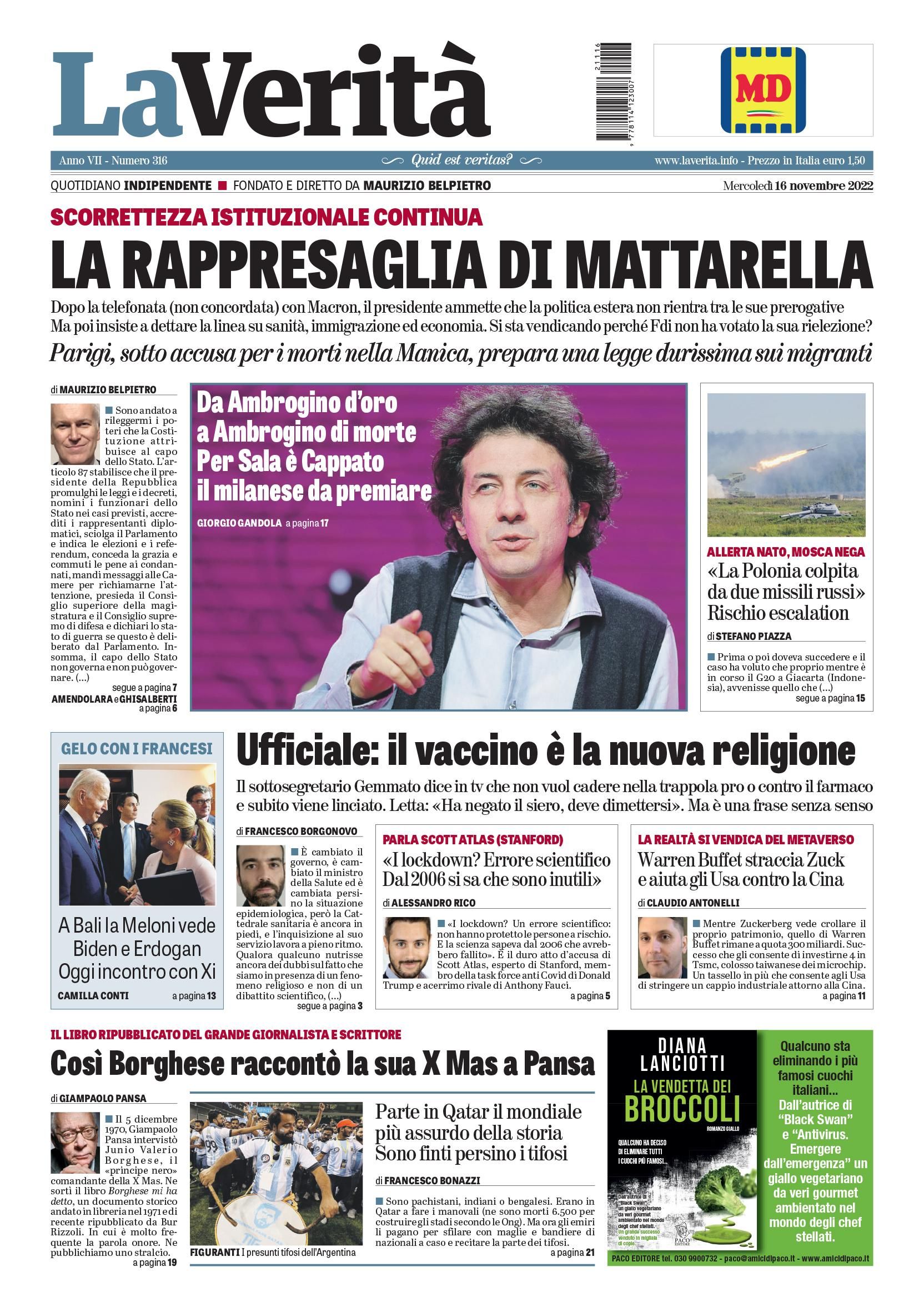 Oggi in edicola