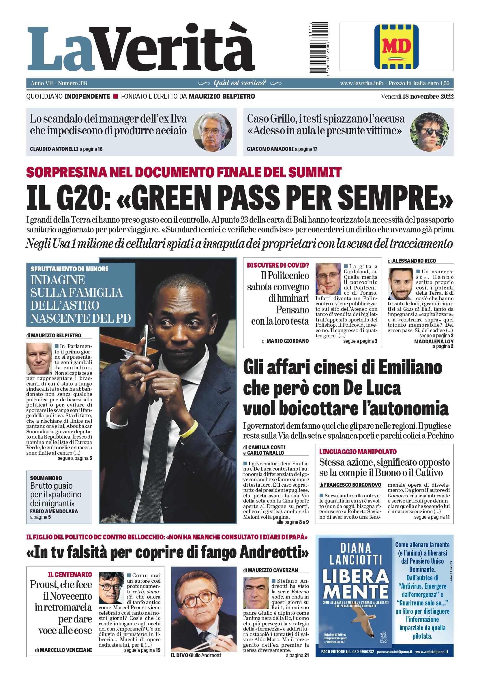 Oggi in edicola