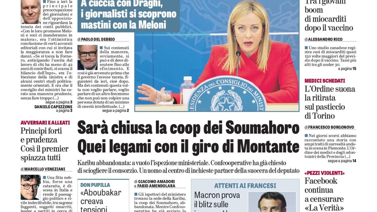 Oggi in edicola