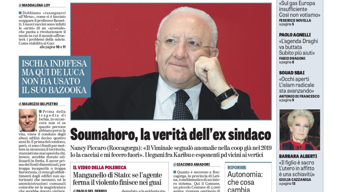 Oggi in edicola