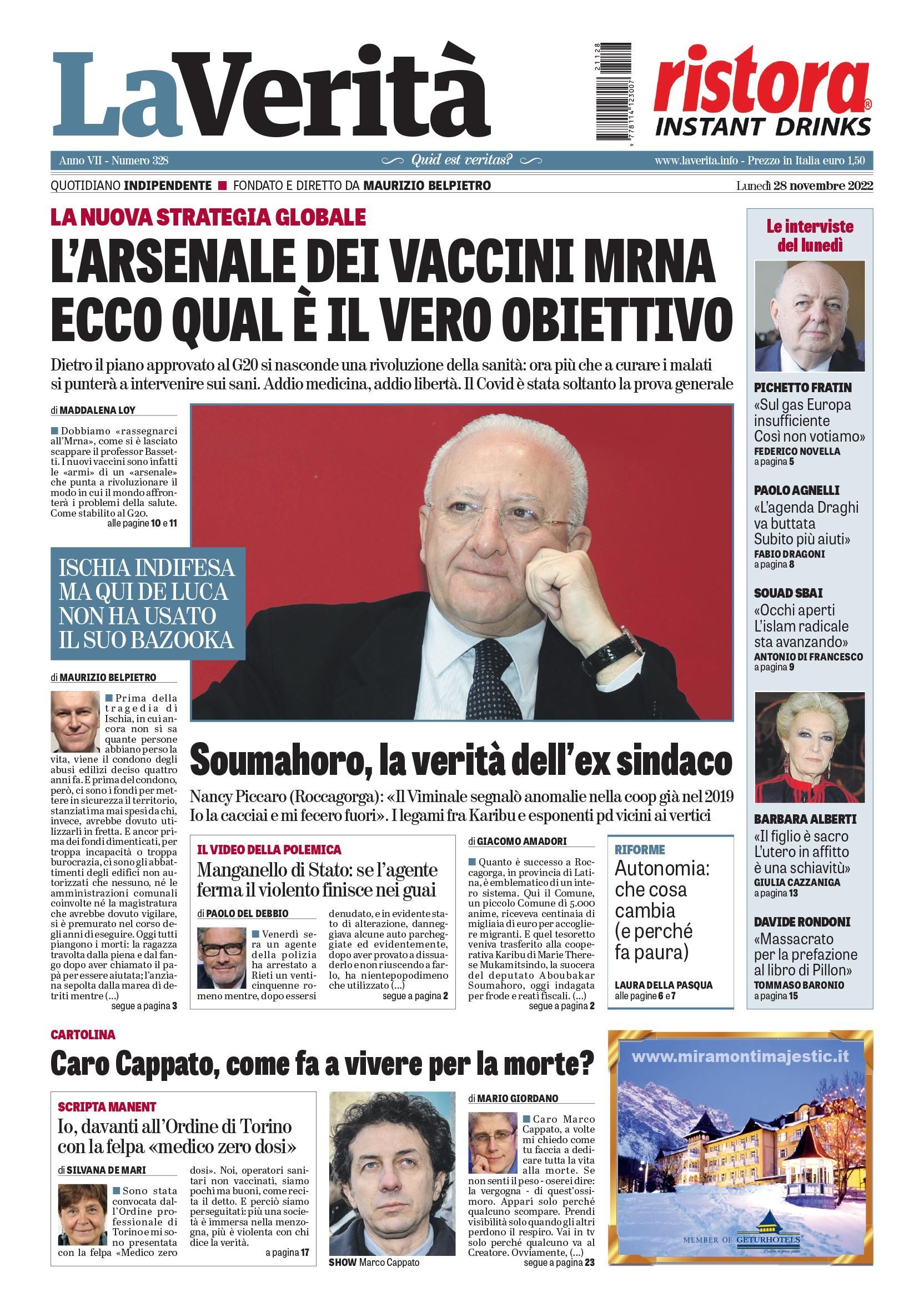 Oggi in edicola