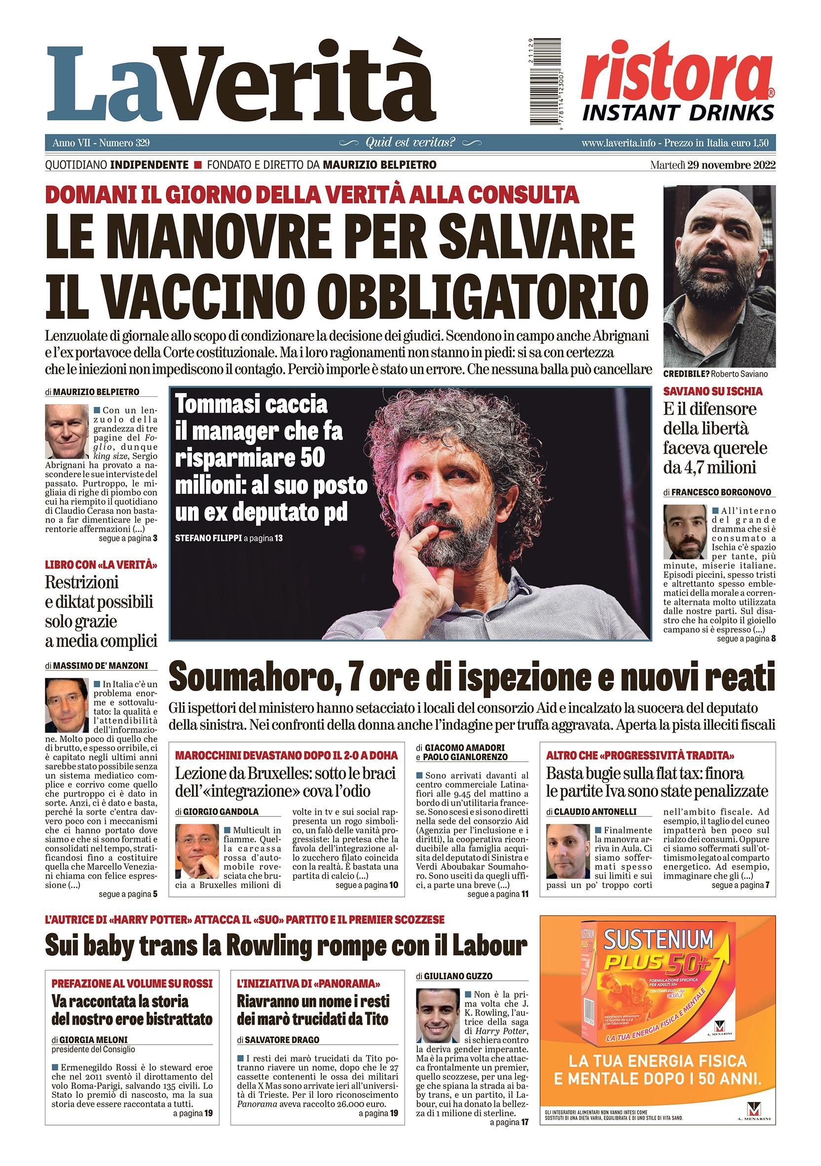 Oggi in edicola