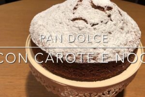 Cuciniamo insieme: pan dolce con carote e noci