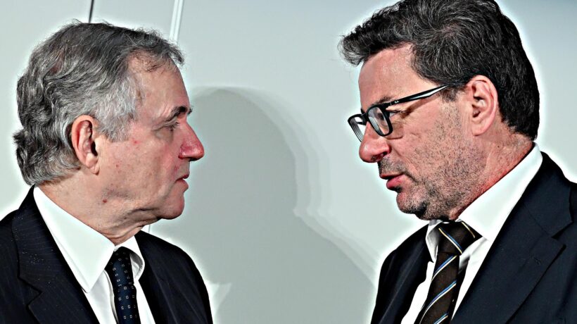 Giorgetti, Bankitalia e Intesa d’accordo sui rischi con la Bce