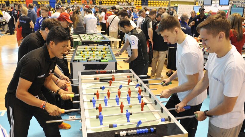 Campionati del mondo di calciobalilla. Edizione di Torino (Ansa)