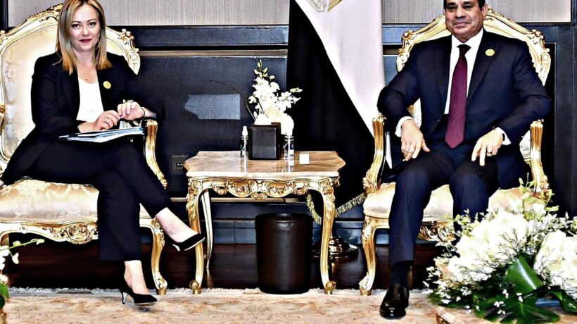 Incontro del disgelo tra Meloni e Al Sisi. Su Libia e immigrati si torna a trattare