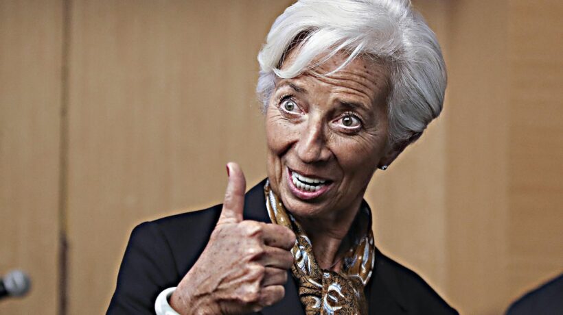 Il raptus del ditino alzato della Lagarde. Ma in Italia non è l’ora dell’austerity