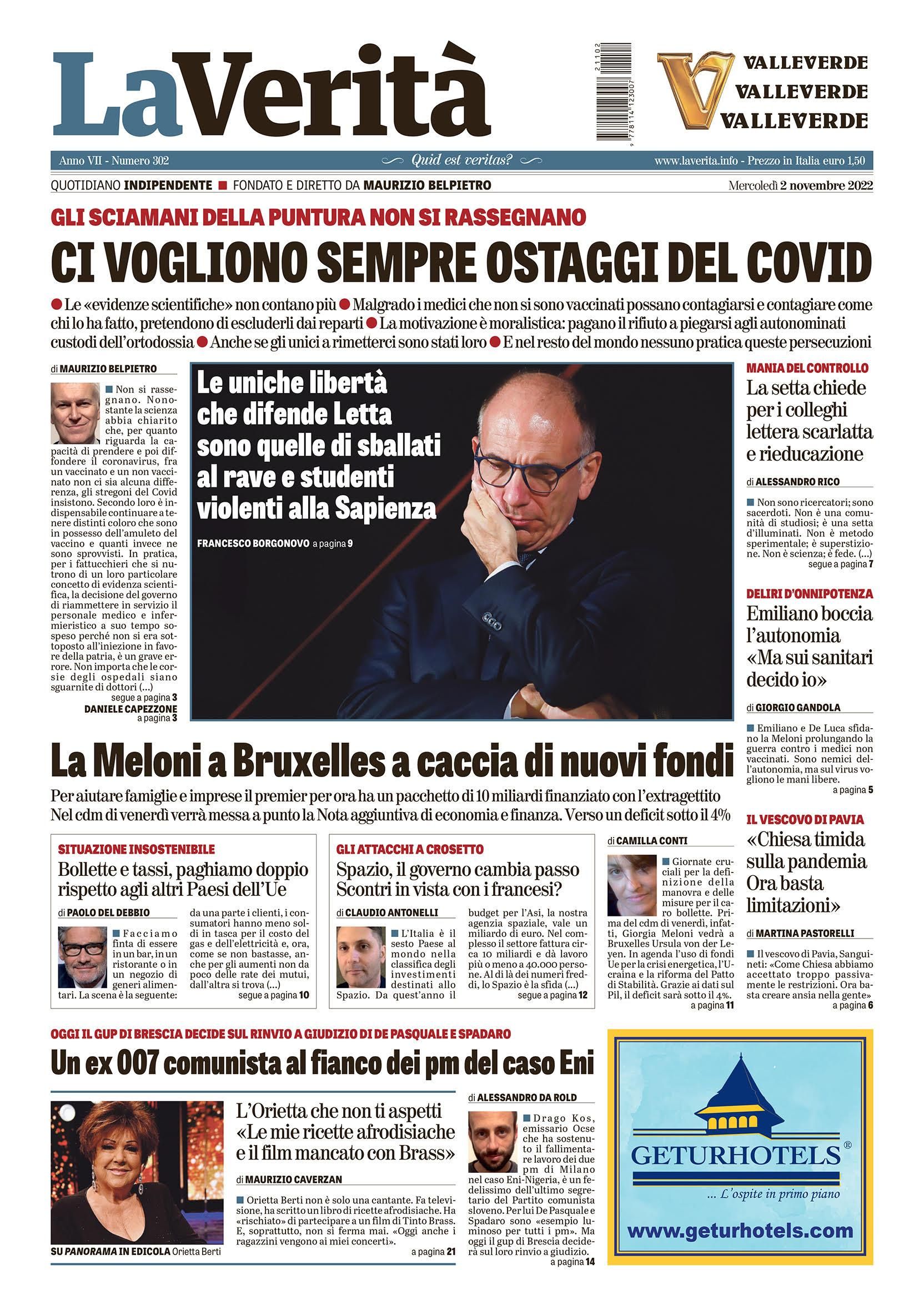 Oggi in edicola