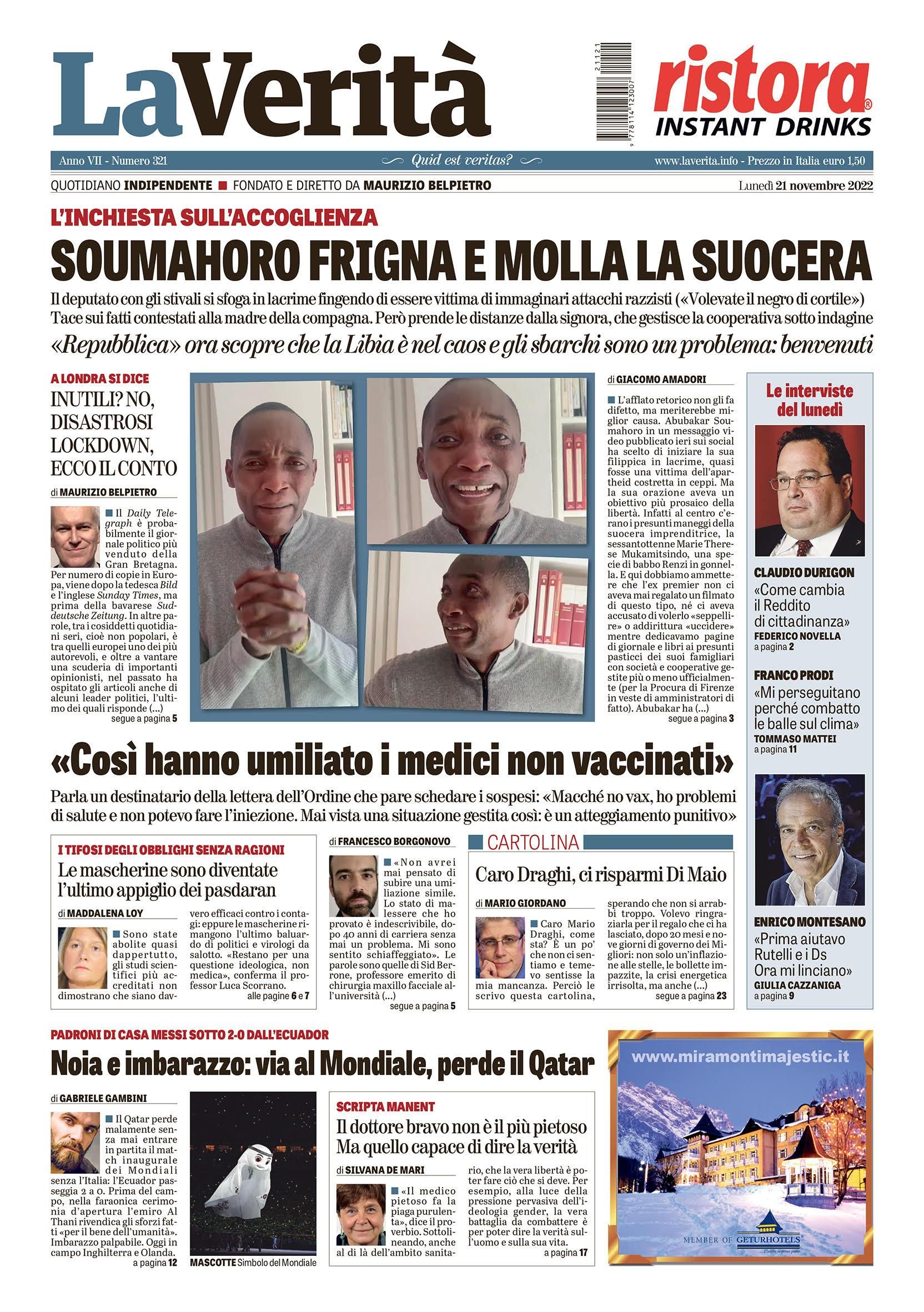 Oggi in edicola