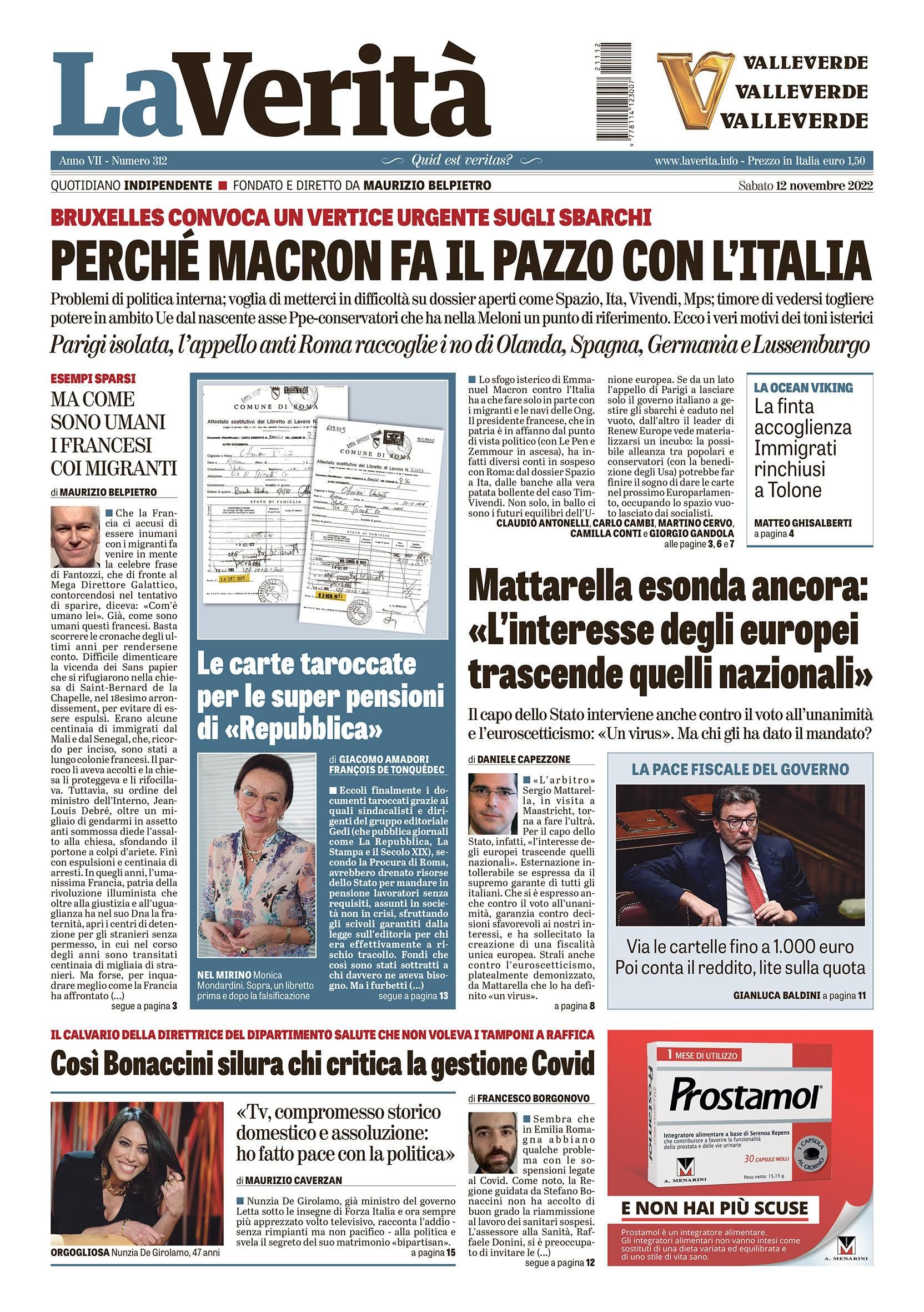 Oggi in edicola