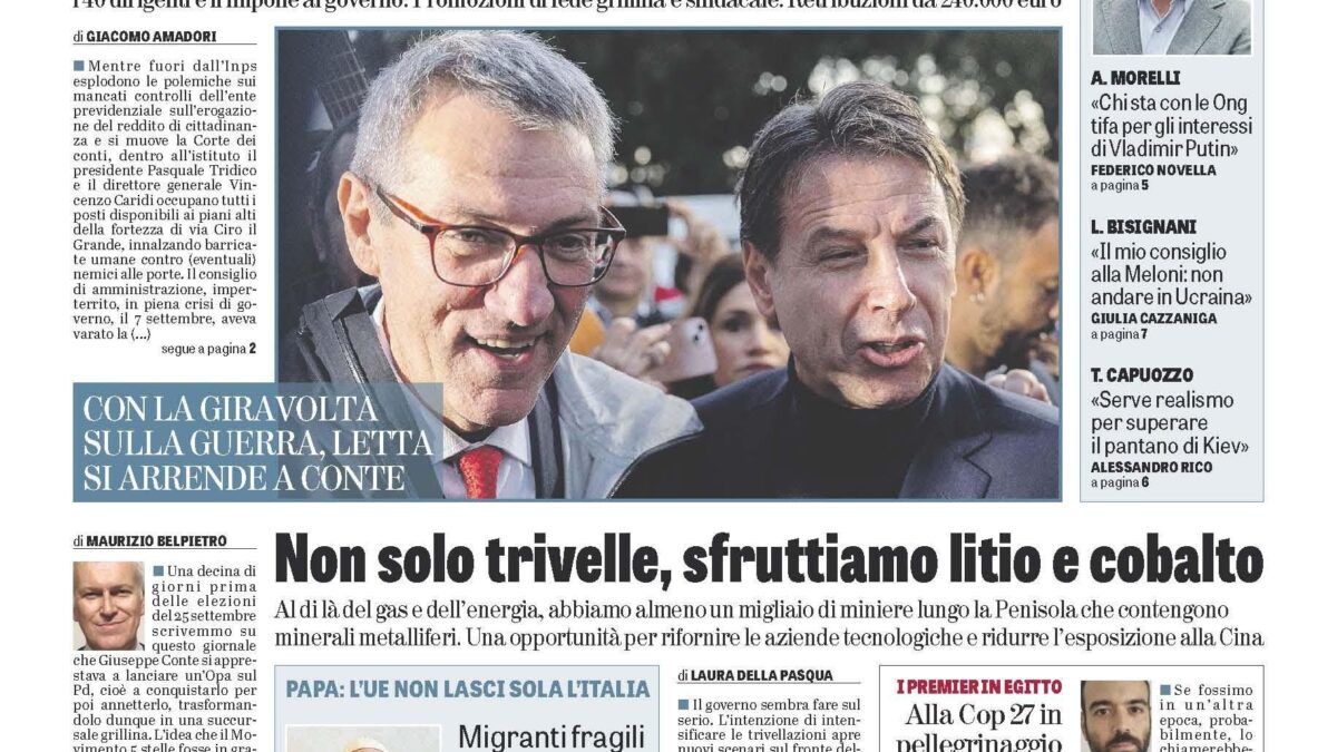 Oggi in edicola