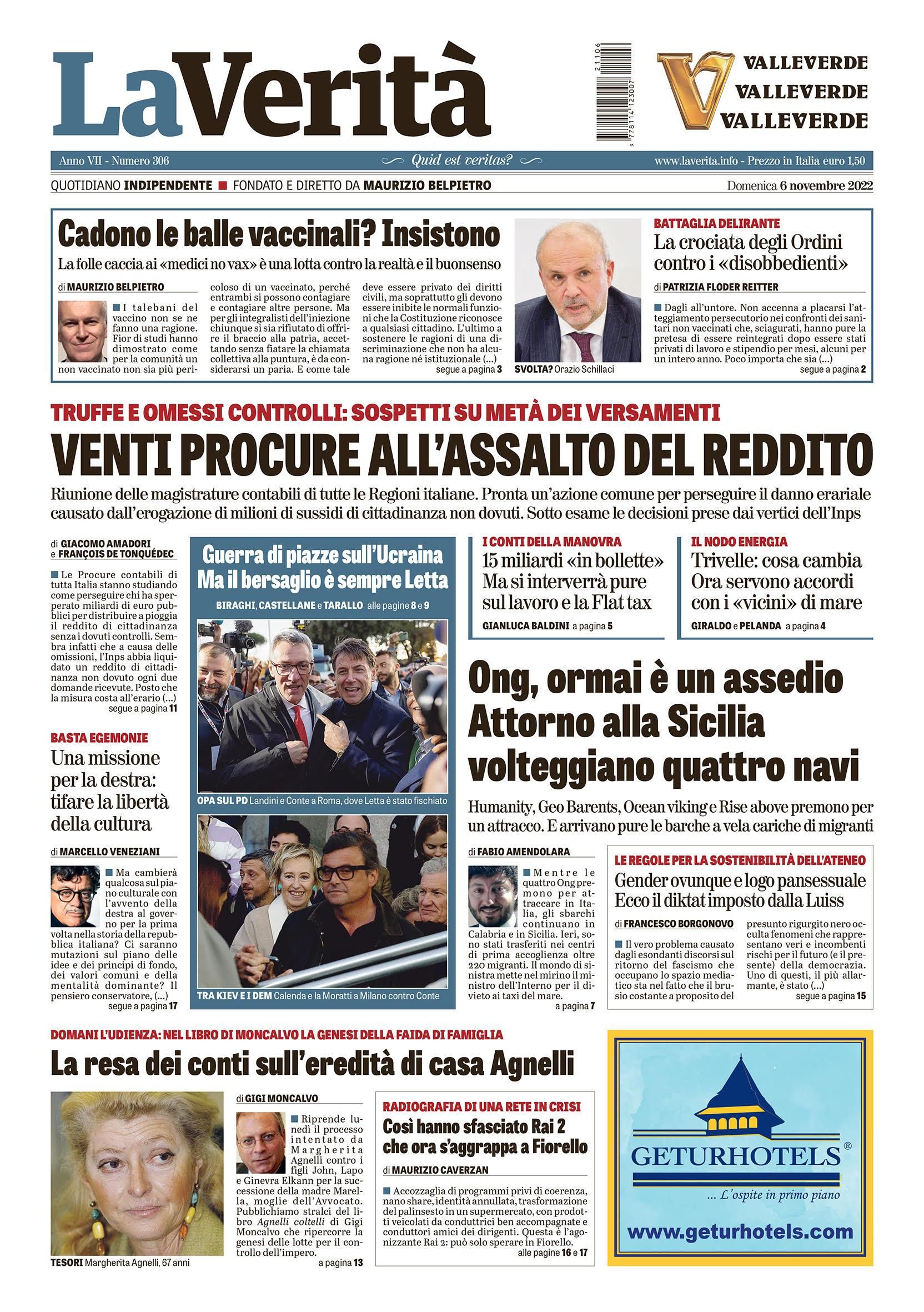 Oggi in edicola