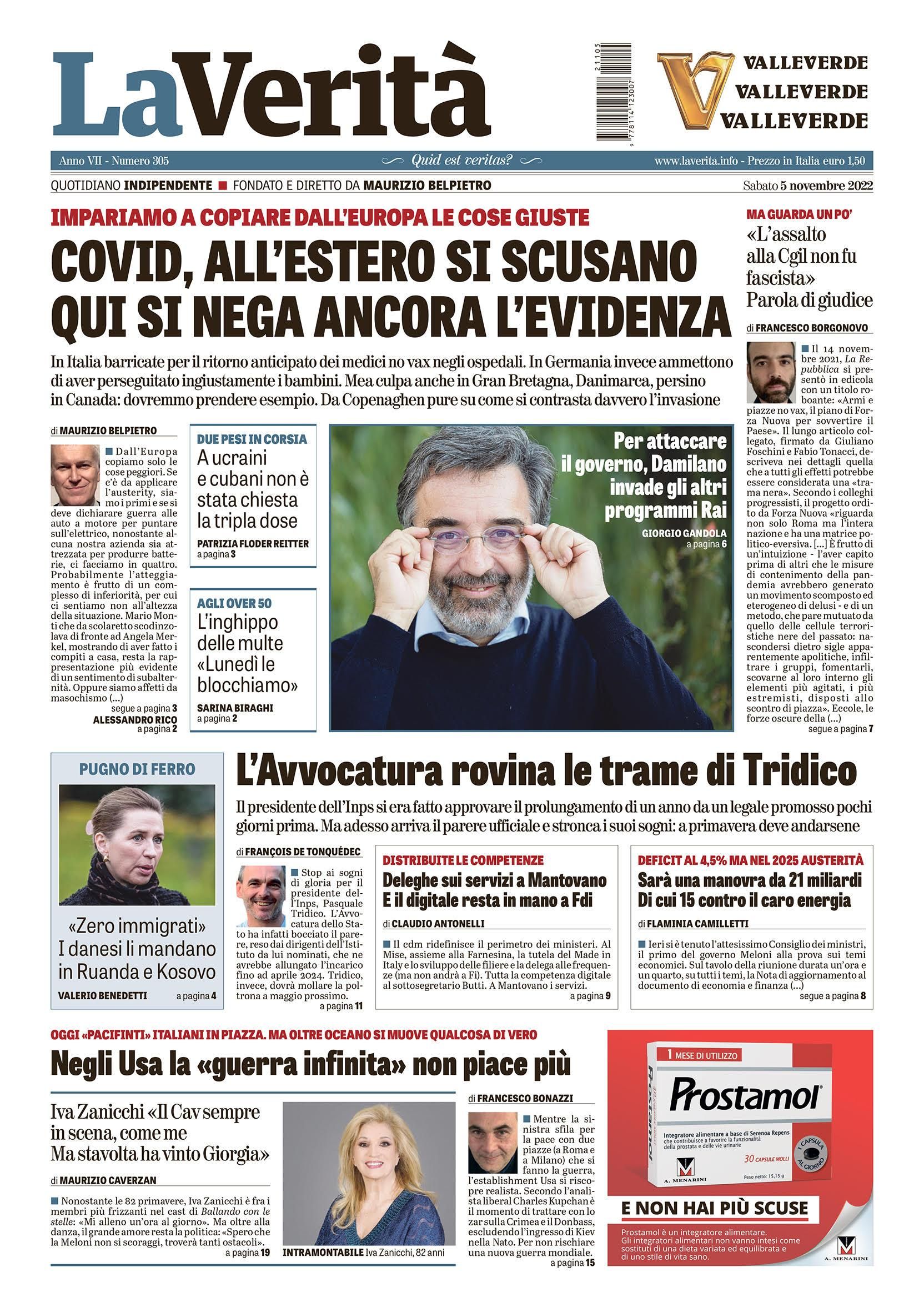 Oggi in edicola