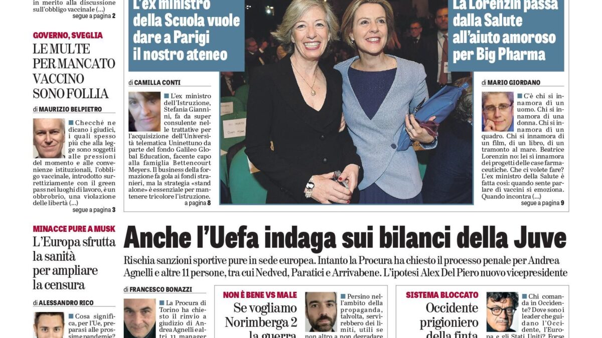 Oggi in edicola