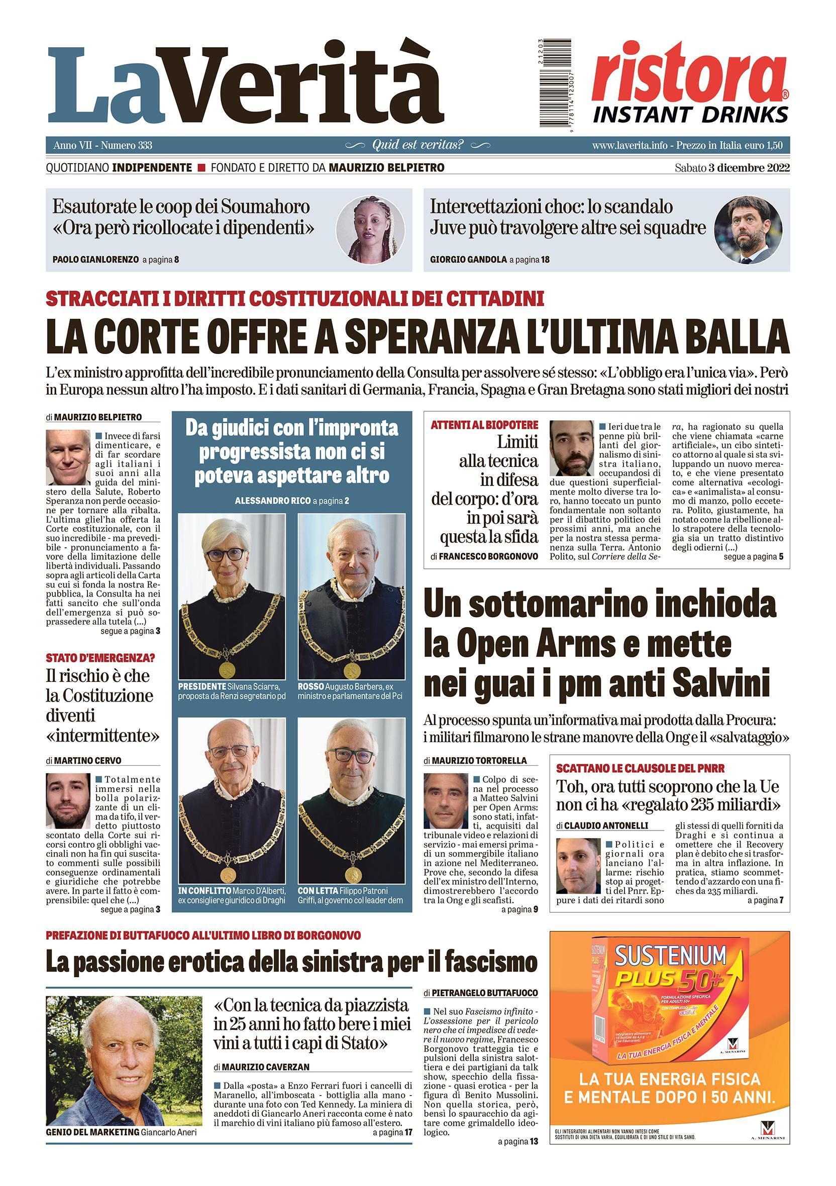 Oggi in edicola