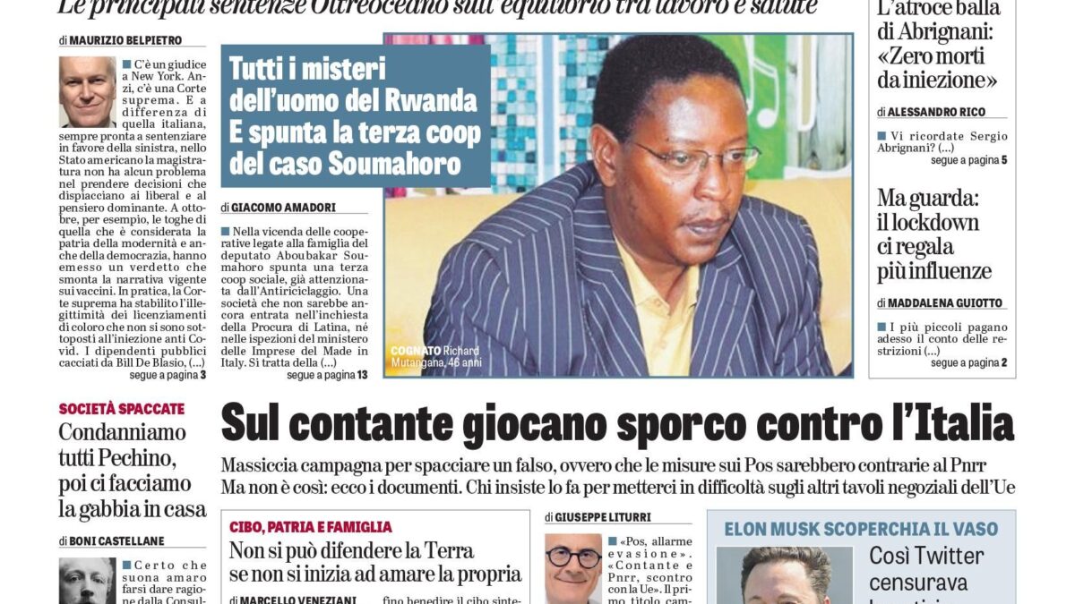 Oggi in edicola