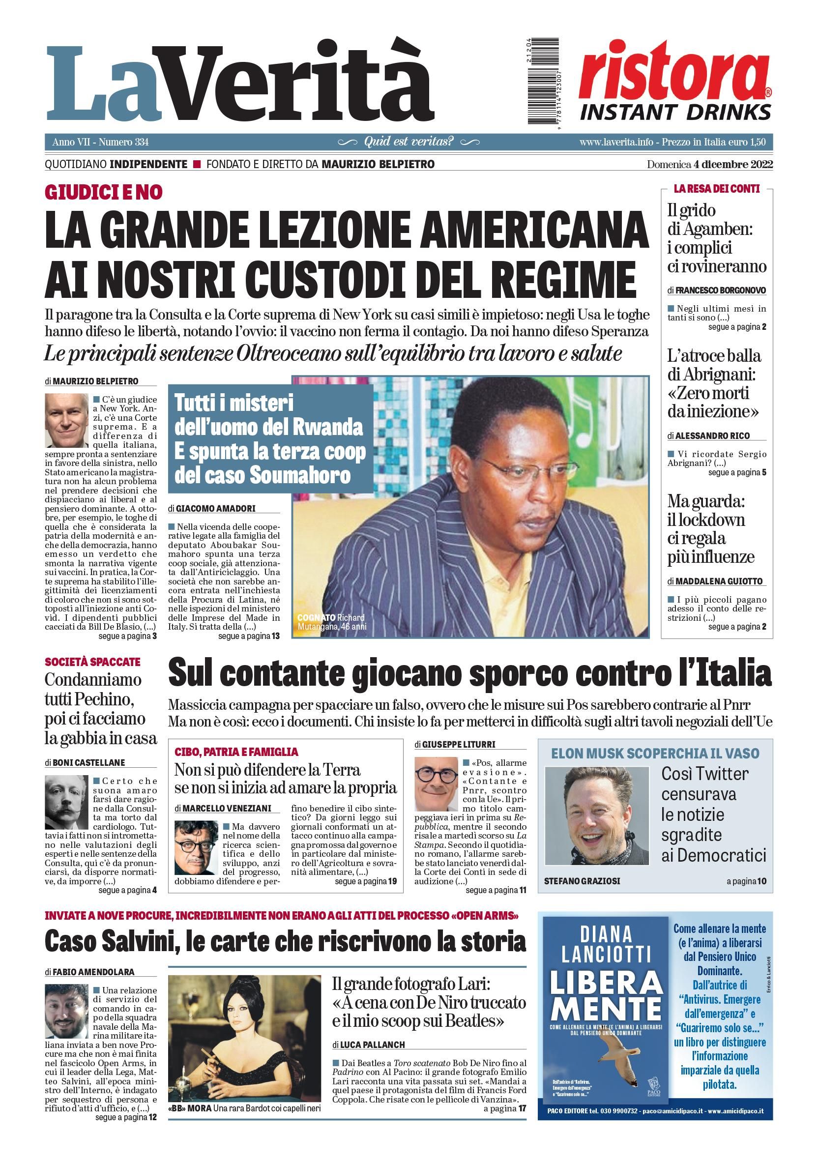 Oggi in edicola