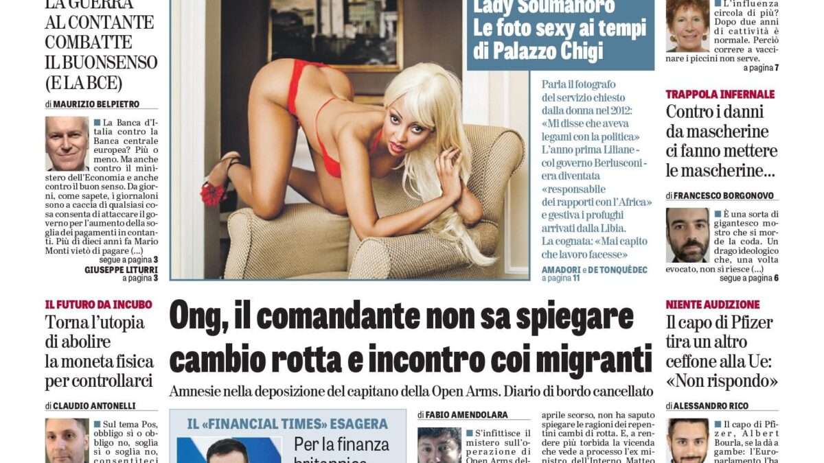 Oggi in edicola