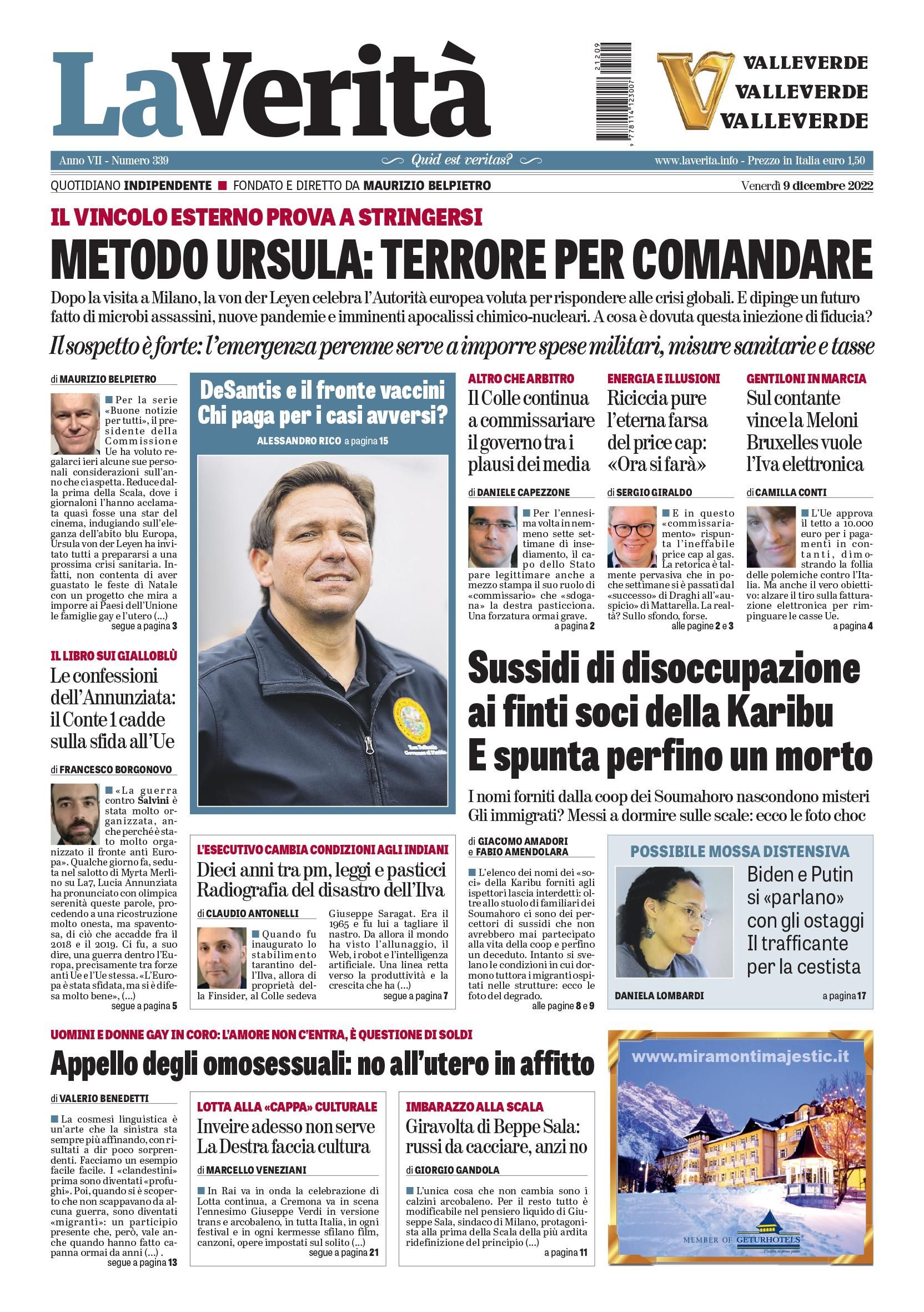 Oggi in edicola