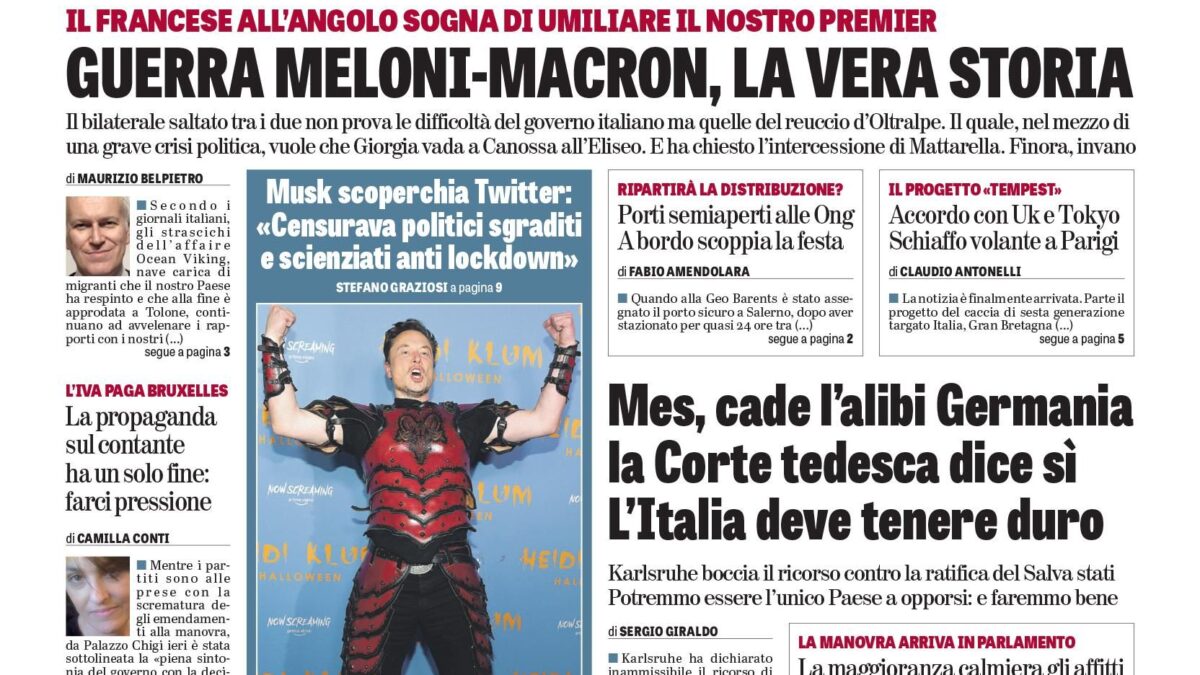 Oggi in edicola