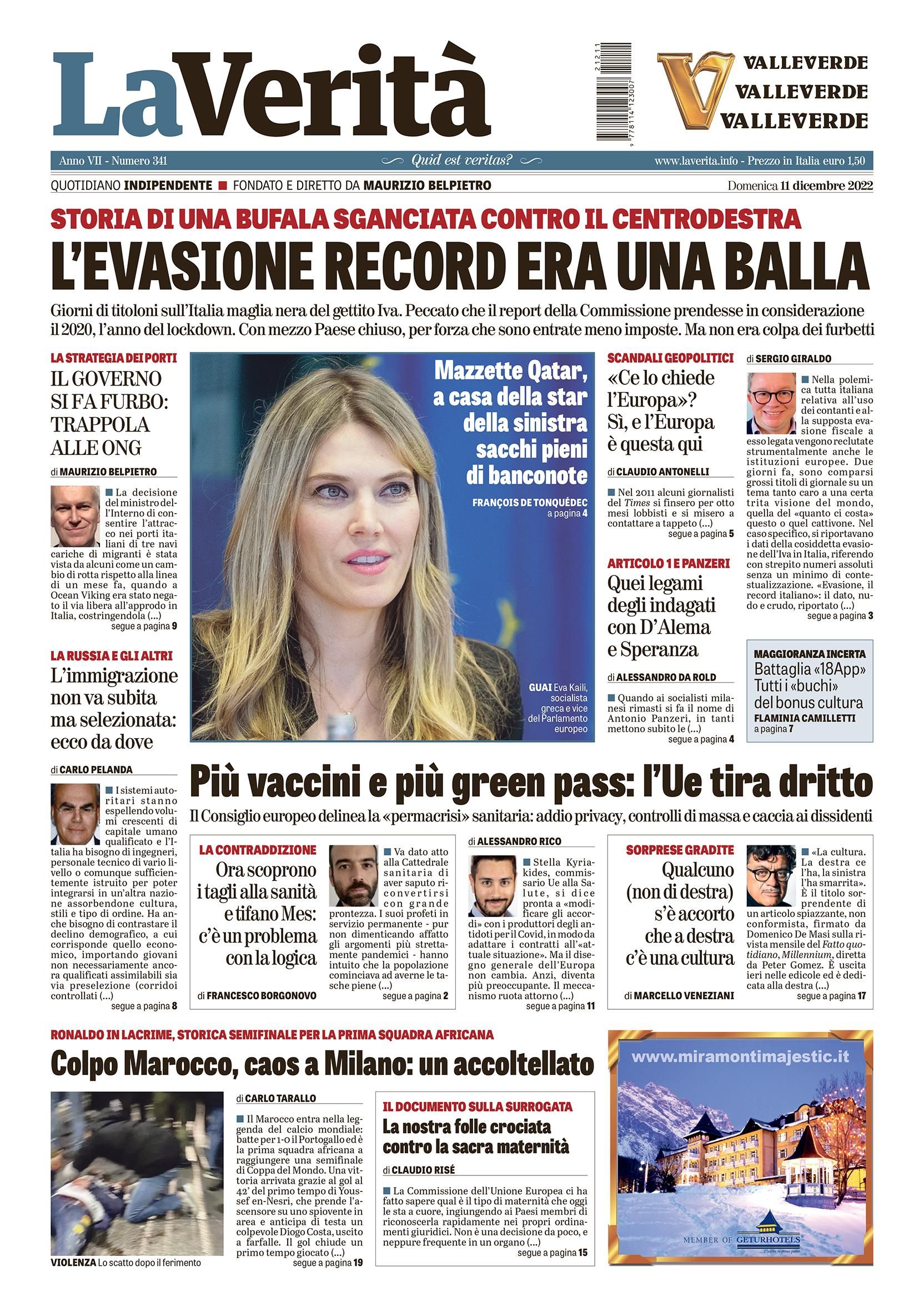Oggi in edicola
