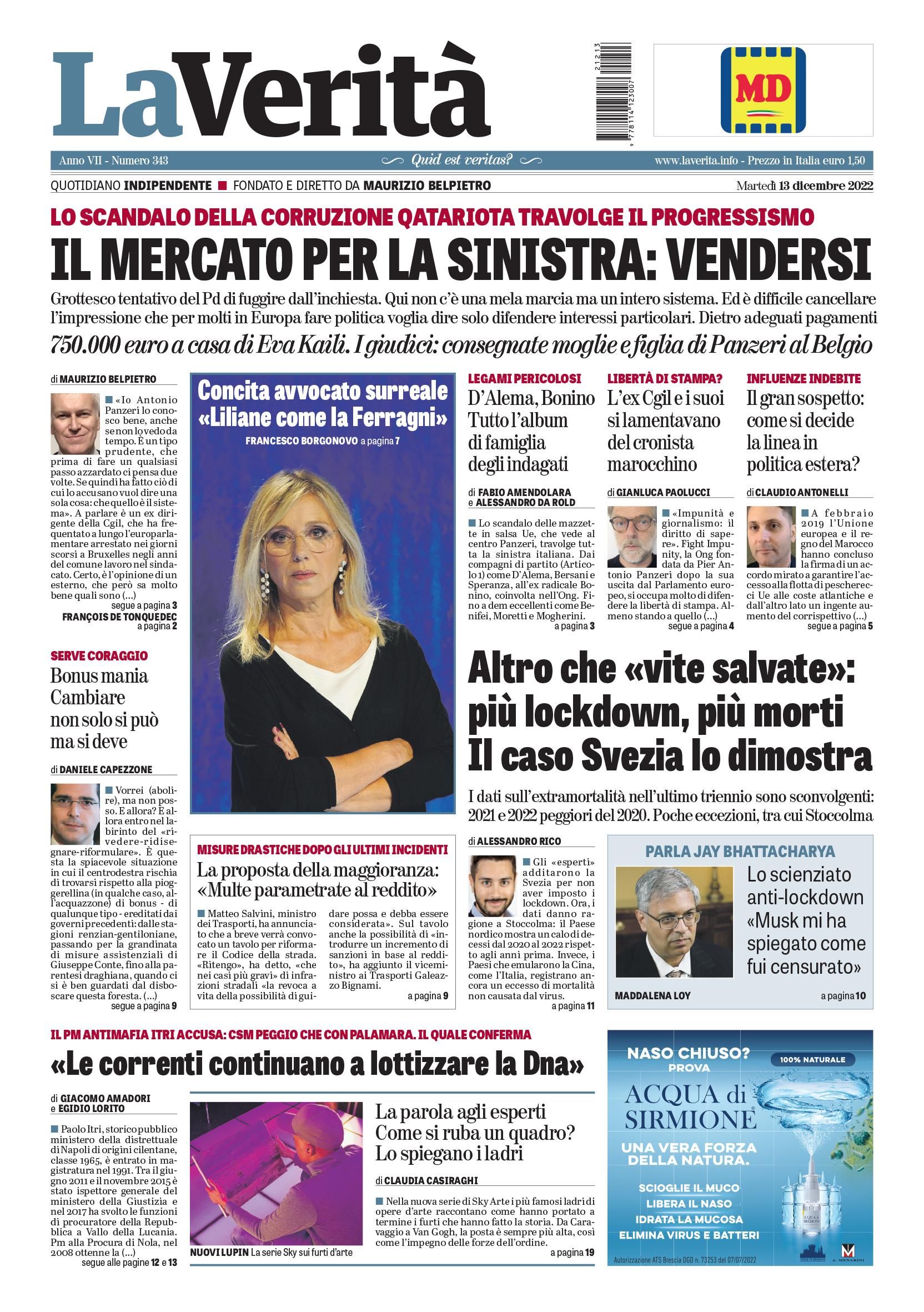 Oggi in edicola