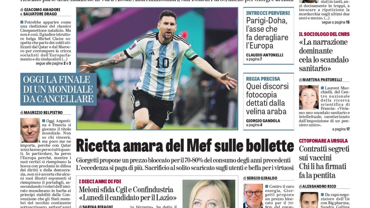 Oggi in edicola
