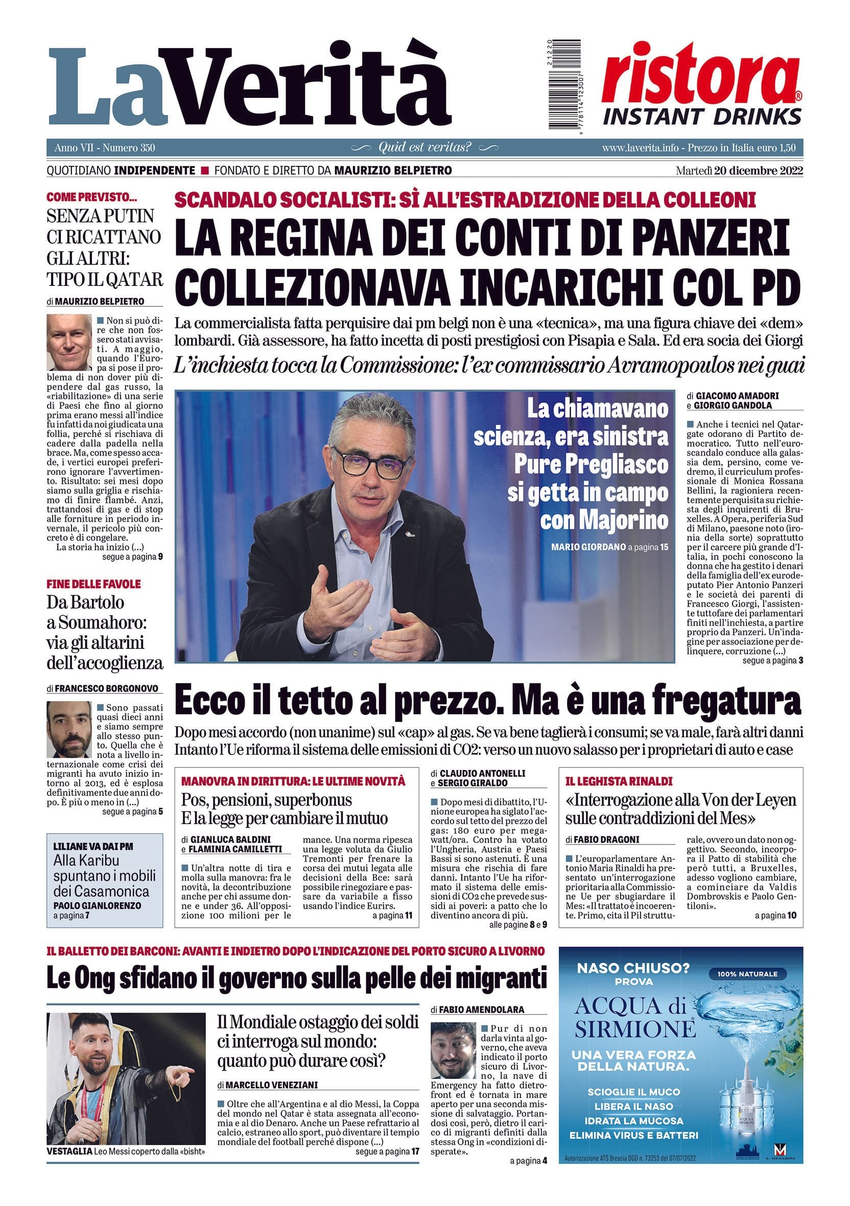 Oggi in edicola