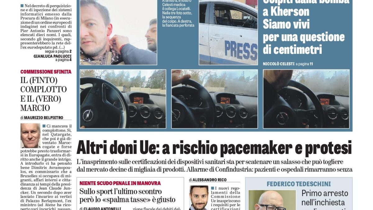 Oggi in edicola