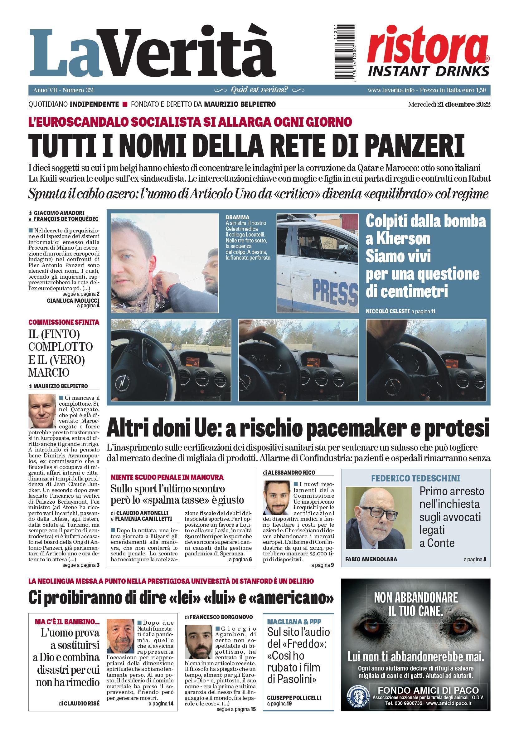 Oggi in edicola