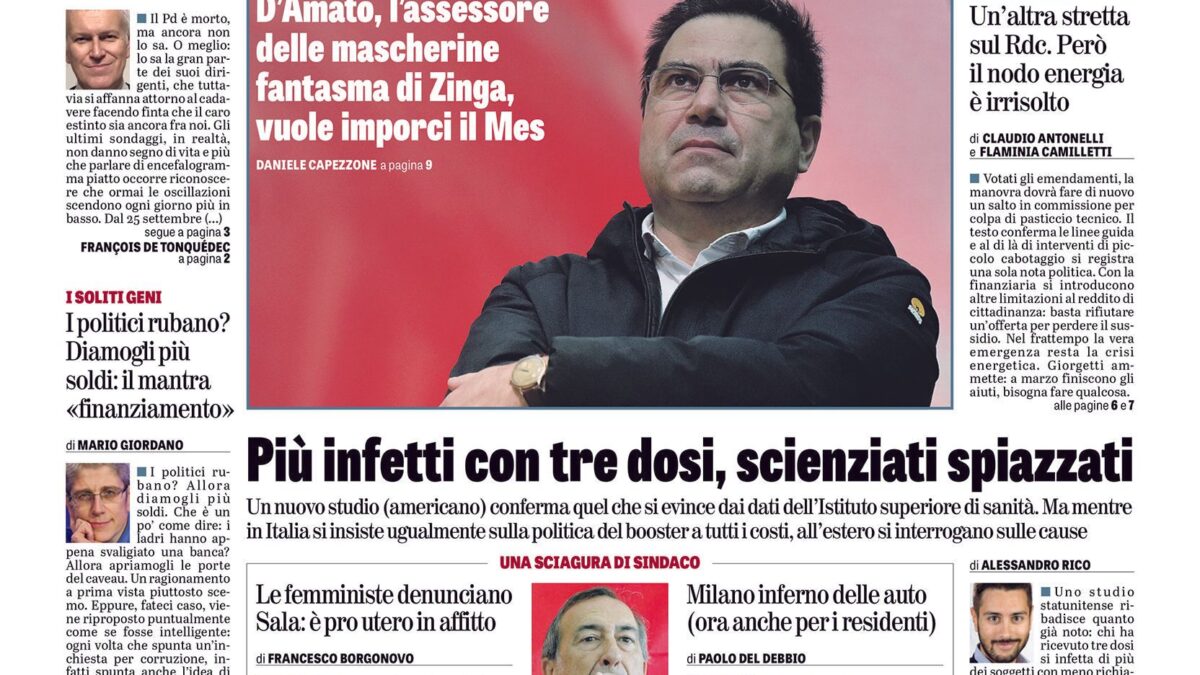 Oggi in edicola