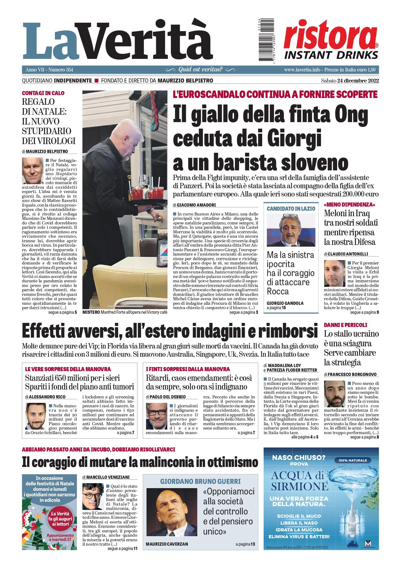 Oggi in edicola