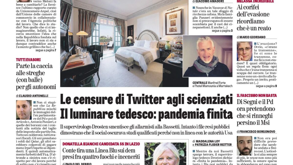 Oggi in edicola