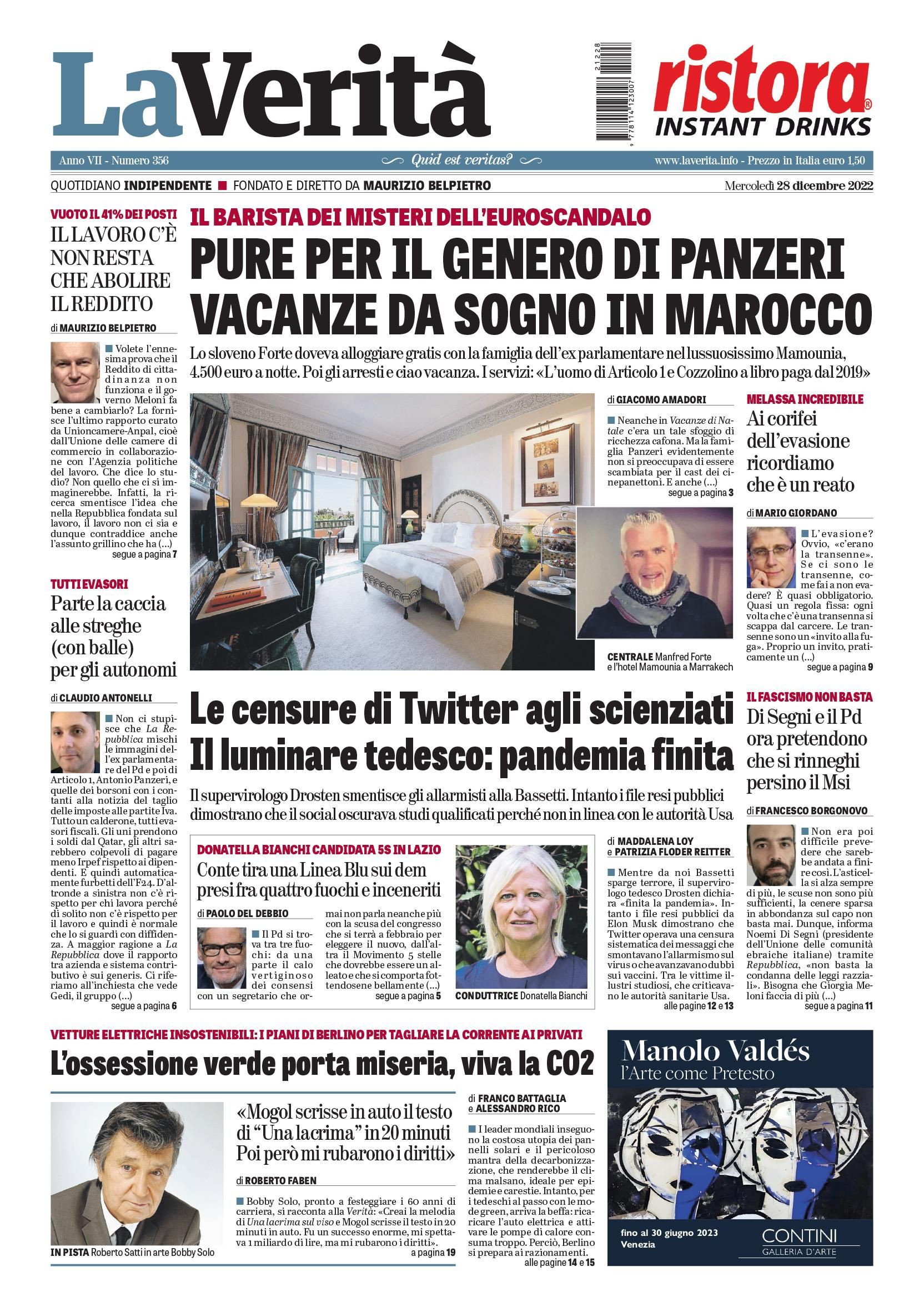 Oggi in edicola